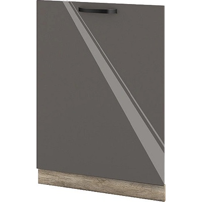 ИРИМ Врата за вградена съдомиялна Сити АРФ-Антрацит гланц-05-39 60 см