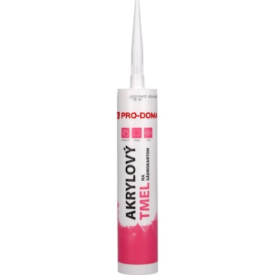 Pro-Doma Tmel akrylový na sádrokarton 310 ml bílá