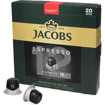Jacobs | Espresso 12 Ristretto - 20 капсули за Nespresso®