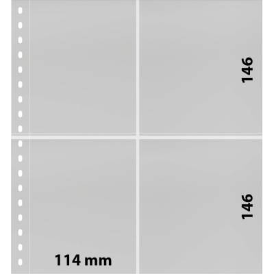 LINDNER - 4 kapsy na pohledy (114 X 146 mm) Velikost balení: 1 ks