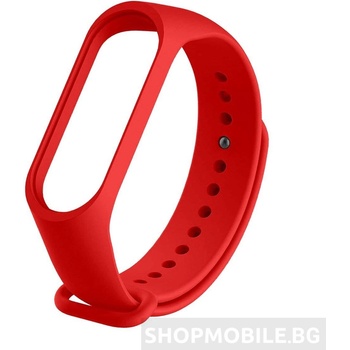 Planet Tech Каишка за Xiaomi Mi Band, M5, M6 фитнес гривна, Червен (MiBand5-1)