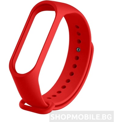 Planet Tech Каишка за Xiaomi Mi Band, M5, M6 фитнес гривна, Червен (MiBand5-1)