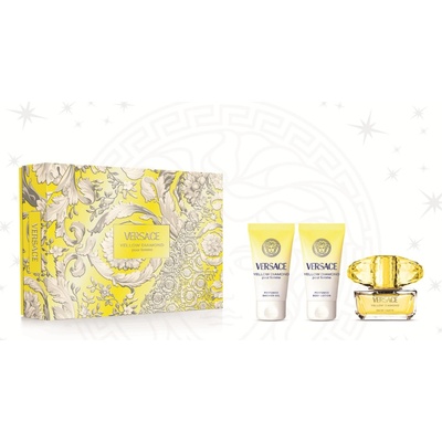 Versace Yellow Diamond EDT 50 ml + Versace Yellow Diamond sprchový gél 50 ml + Versace Yellow Diamond telové mlieko 50 ml