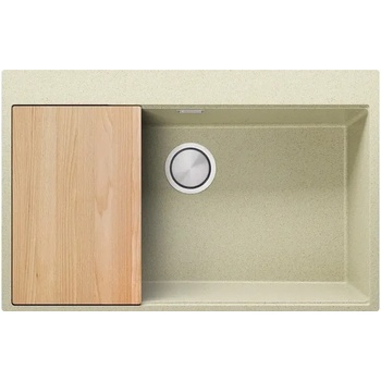 Твоят Стил Бежова кухненска гранитна мивка Осло 80 XXL Top 780 x 500 мм