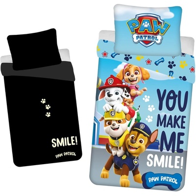 Jerry Fabrics Единично памучно детско спално бельо със светещ ефект 140x200 cm Paw Patrol - Jerry Fabrics (19101237)