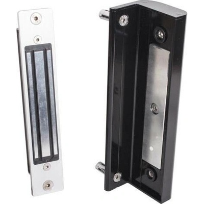 LOCINOX B MAG 2500 C - přídržný elektromagnet s dorazovou lištou, pro křídlové branky, černý B-MAG-2500_C