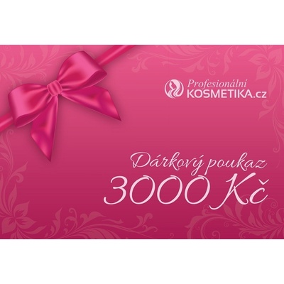 Dárkový poukaz v hodnotě 3000 Kč
