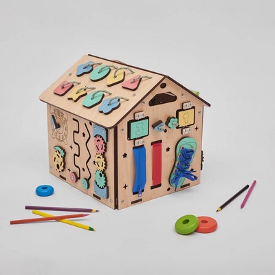 BusyKids Activity board Domček Mini