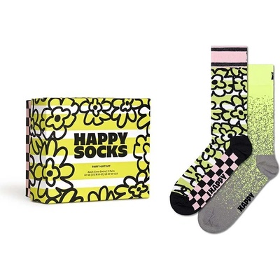 Happy Socks Чорапи Happy Socks Gift Box Party (2 чифта) в жълто (P000692)