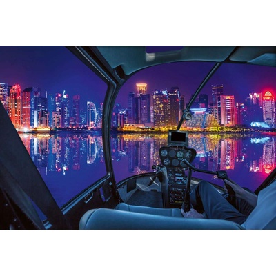 DIMEX ART Флизелинов фототапет кобина на хеликоптер 375 x 250 см