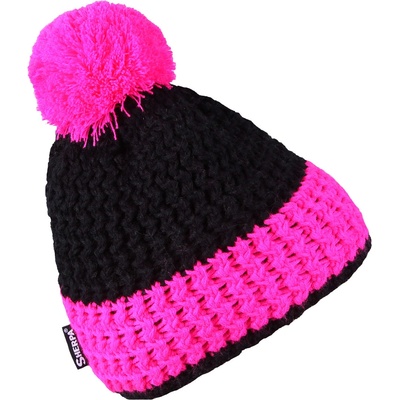 Sherpa dětská čepice Magic kids neon pink
