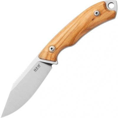 MKM POCKET TANGO 1 - MUK Satin pevná čepel, OLIVOVÉ DŘEVO MK PT4-O