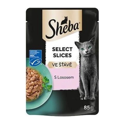 Sheba s lososem ve šťávě 85 g