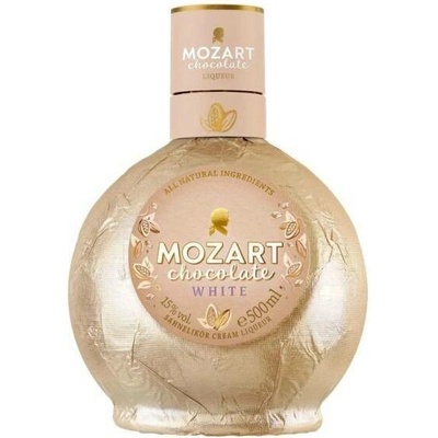Mozart White Chocolate Vanilla Cream 15% 0,7 L (holá láhev)