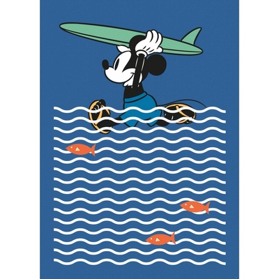 Komar Vliesová fototapeta Mickey gone Surfin' rozměry 200 x 280 cm