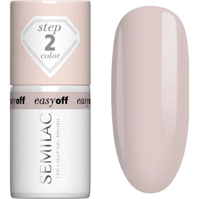 Semilac LED lak na nehty easy off L12 almond milk 7 ml