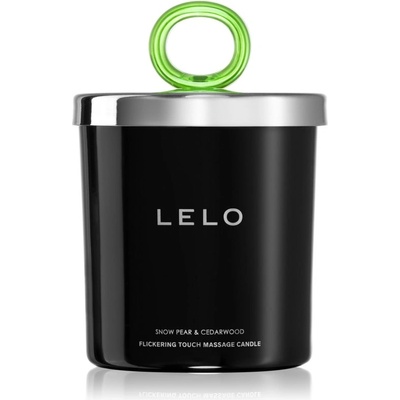 LELO Flickering Touch Massage Candle свещ за масаж Snow Pear & Cedarwood 150 гр