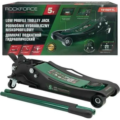 Rock FORCE Nízkoprofilový hydraulický zdvihák 5 t s PEDÁLOM
