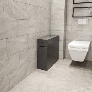 ASIR GROUP Шкаф за баня CALENCIA 55x60 cм антрацит (AS0526)