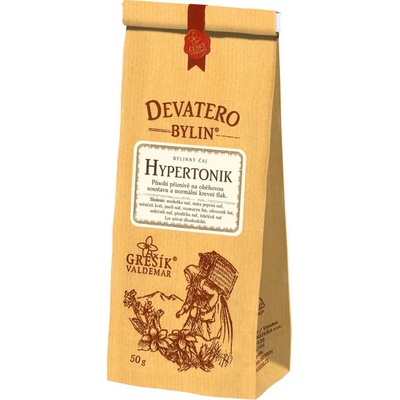 Grešík Hypertonik čaj syp.Devatero bylin 50 g
