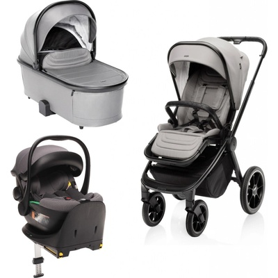 ZOPA Set Move Cross 3 + korba Move XL 3 + autosedačka + báze 2025 Metal Grey