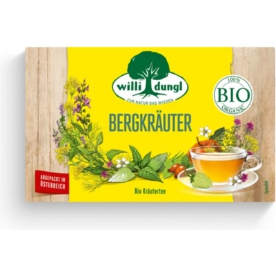 Willi Dungl Bio čaj s horskými bylinkami 36 g
