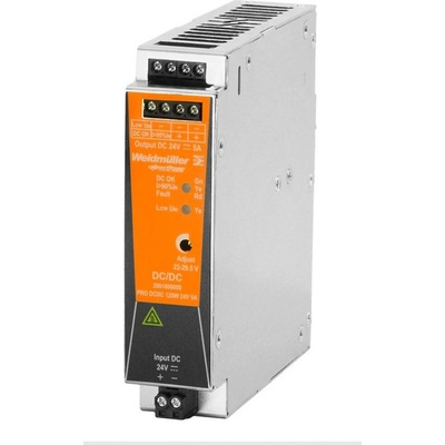 Weidmüller PRO DCDC 120W 24V 5A DC / DC menič napätia, 24 V/DC, 5 A, 120 W, výstupy 1 x