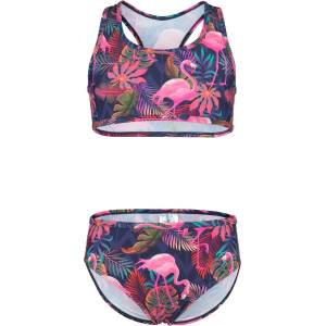 Heber Peak Детски комплект бикини Heber Peak Kid's SeapineHe. Bikini - Flamingo Multi Print - размер 128 (EU) (750-2228-0114)
