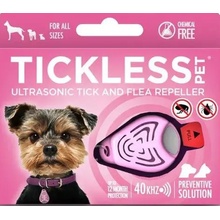 Tickless pet Ultrazvukový odpuzovač klíšťat a blech pro psy barvy pink 1 kus