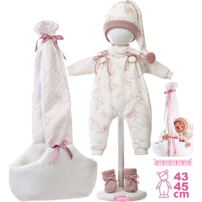 Llorens M740-06 oblečení pro panenku New Born 40-42 cm