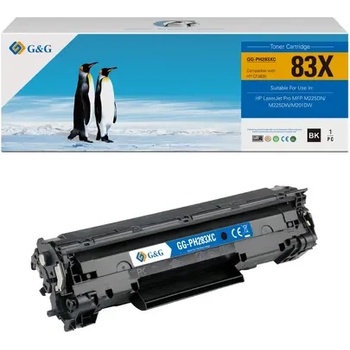Image 1 of Compatible УНИВЕРСАЛНА КАСЕТА ЗА HP Laserjet Pro M125/М127/M201/M225/CANON Image Class MF 229dw/226dn/216n/224dw/222dw/217w/211/212w/227dw - Black - /83X/ - (100HPCF283HUG)