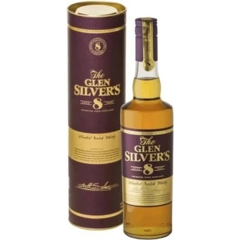 Glen Silvers Whisky 8y 40% 0,7 l (tuba)