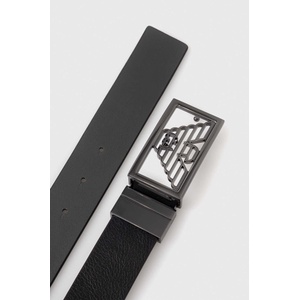 Emporio Armani двустранен колан мъжки от кожа (Y4S507.Y134J.NOS)