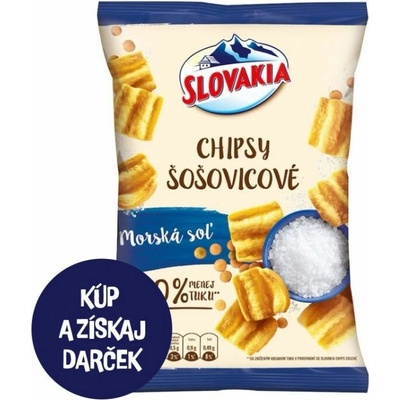 Slovakia Chipsy šošovicové morská soľ 65 g