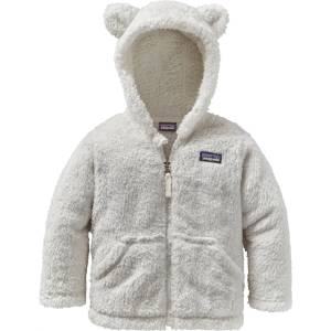 Patagonia Детско поларено яке Patagonia Kid's Furry Friends Hoody Fleece jacket - Birch White - размер 12-18 Months (703-2285-0113)