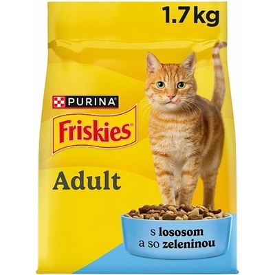 FRISKIES Granule losos zelenina 1,7 kg