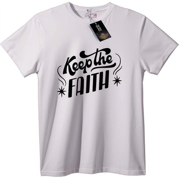 NOONEBRAND Тениска Keep the Faith - 2XL, Black