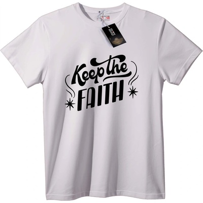 NOONEBRAND Тениска Keep the Faith - 2XL, Black