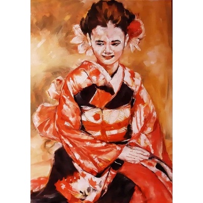 Molnárová Katarína- Japonka v červenom