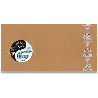 Obálka CF - DL oranžová samolep. 120g. (20ks)