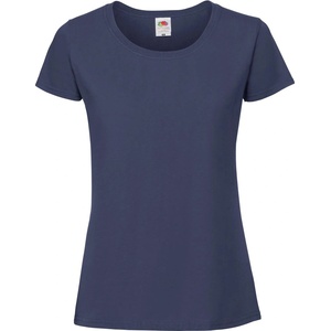Fruit of the Loom lady-fit iconic 195 t / Дамска тениска от плътен памук - тъмносиня xl (16142400304)