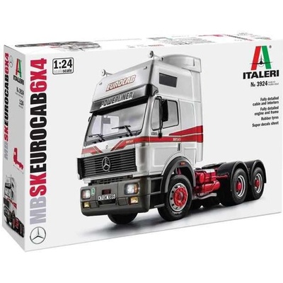 Italeri Model Kit MERCEDES BENZ SK EUROCAB 6x4 Truck 3924 1:24