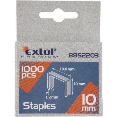 EXTOL PREMIUM spony 16mm, 11,3 x0, 52x0, 70mm, balenie 1000ks 8852506