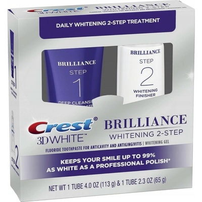 Procter & Gamble Bieliaci gél na zuby a Crest Brilliance 113 g a 65 g