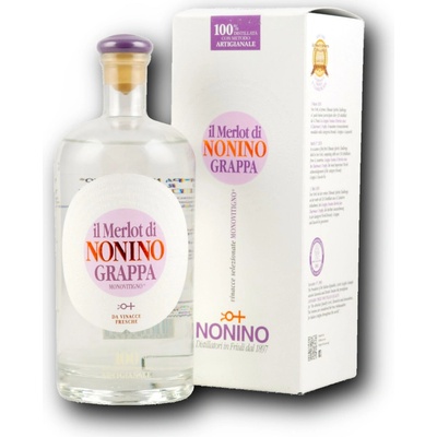 Nonino Grappa Merlot 41% 0,7 l (karton)