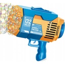 BUBLINKOVÝ STROJEK S PISTOLÍ AKUMULÁTOR LED 3V1 VELKÁ SADA MÝDLOVÝCH BUBLIN