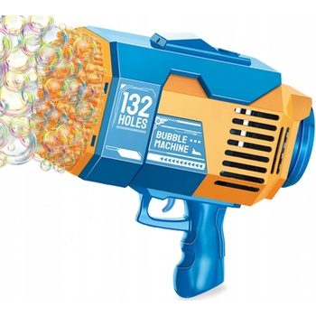 BUBLINKOVÝ STROJEK S PISTOLÍ AKUMULÁTOR LED 3V1 VELKÁ SADA MÝDLOVÝCH BUBLIN