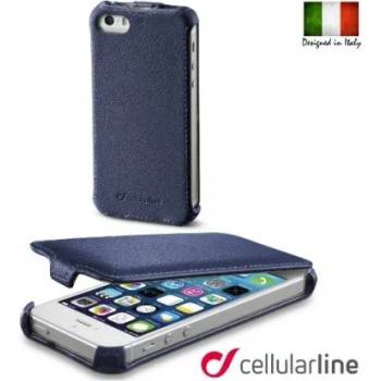 Image 1 of Apple Flap за iPhone 5/5S син/черен Cellular line