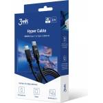 3mk Protection Hyper USB-C 4k60Hz 100W кабел 1m черен (3MK464550) (3MK464550)