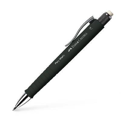 Автоматичен молив Faber-Castell Poly Matic, дебелина на линията 0.7 mm, черен